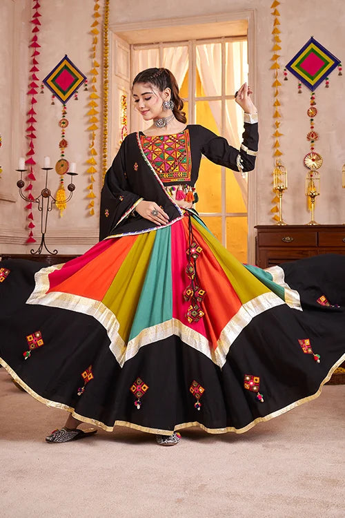 Traditional Multi Color Navratri Special Chaniya Choli Clothsvilla