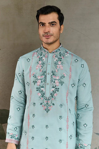 Shop Best Sky Kurta for Wedding & Festive Function Clothsvilla
