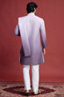 Load image into Gallery viewer, Stylish Mirror Work Rayon Men's Kurta Set Online Clothsvilla
