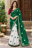 Emerald Breeze Green Mul Cotton Saree ClothsVilla