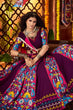 Load image into Gallery viewer, Traditional Purple Ghagra Choli for Garba Look Clothsvilla