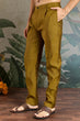 Load image into Gallery viewer, Golden Olive Open Koti Style Kurta Pajama Set for Men Clothsvilla