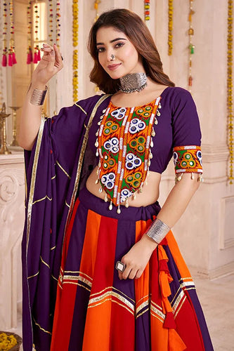 Gorgeous Multi Color Chaniya Choli Speical for Garba Clothsvilla