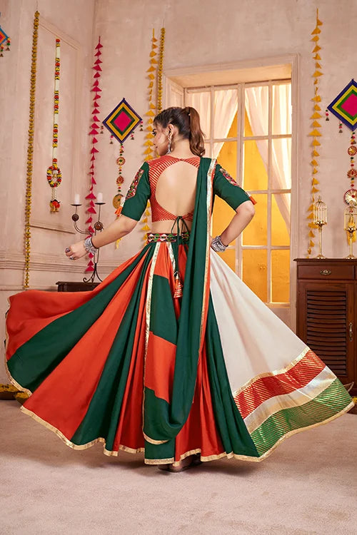 Gorgeous Multi Color Navratri Special Ghagra Choli Clothsvilla