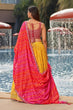 Load image into Gallery viewer, Latest Wedding Collection For Bridal Wear Lehenga Choli Yellow-Pink Clothsvilla