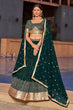 Load image into Gallery viewer, Stunning Green Bridal Lehenga Choli with Dupatta Clothsvilla