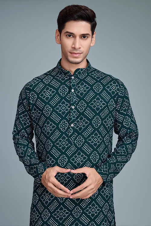 Designer Printed Men's Kurtas for Navratri Garba Festive Season Clothsvilla