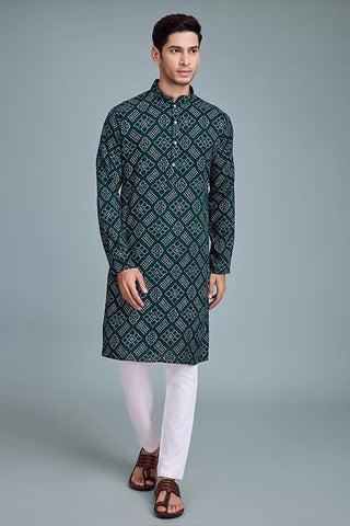 Designer Printed Men's Kurtas for Navratri Garba Festive Season Clothsvilla