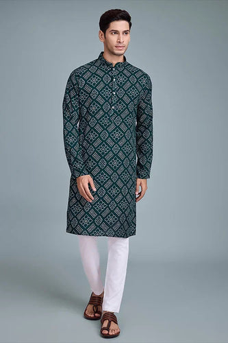 Designer Printed Men's Kurtas for Navratri Garba Festive Season Clothsvilla