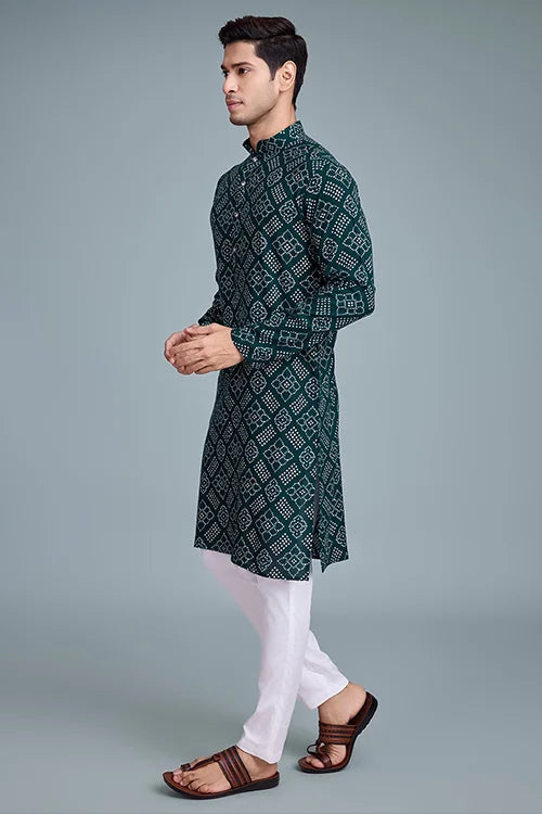 Designer Printed Men's Kurtas for Navratri Garba Festive Season Clothsvilla
