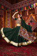 Load image into Gallery viewer, Beautiful Green Mirror Work Chaniya Choli for Navratri Clothsvilla