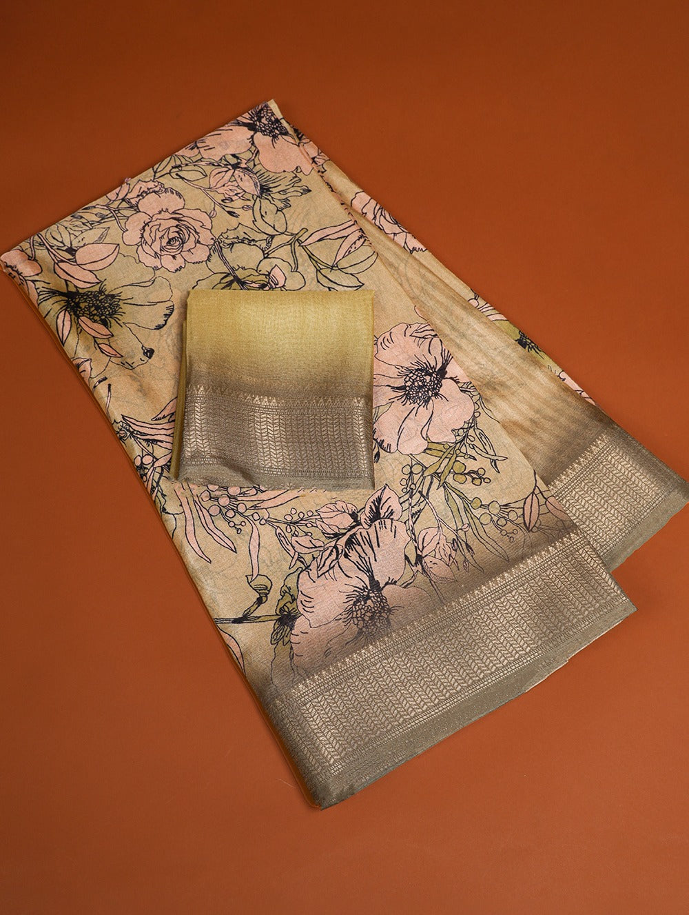 Mesmerizing Mehendi Green Dola Silk Saree with Zari Border ClothsVilla
