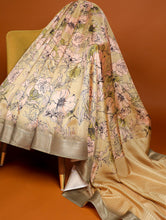 Load image into Gallery viewer, Mesmerizing Mehendi Green Dola Silk Saree with Zari Border ClothsVilla