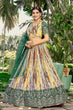 Load image into Gallery viewer, Green Chinon Zari Sequins Embroidered Work Lehenga Choli Clothsvilla
