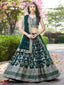 Green Dola Silk Jacquard Embroidered Lehenga Choli Clothsvilla