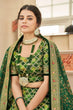 Load image into Gallery viewer, Green Sequins Embroidery Lehenga Choli For Women Collection Clothsvilla