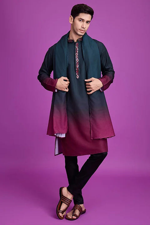 Classic Men's Printed Kurta Collection at Clothsvilla Store Clothsvilla Main image