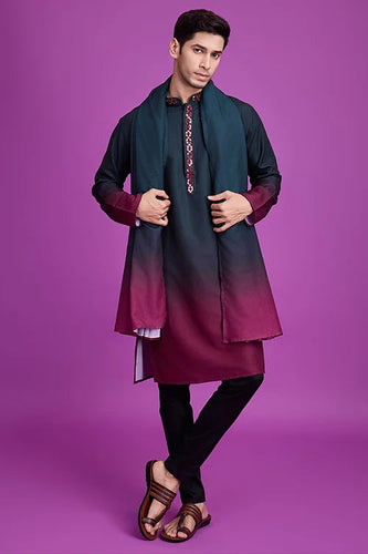 Classic Men's Printed Kurta Collection at Clothsvilla Store Clothsvilla