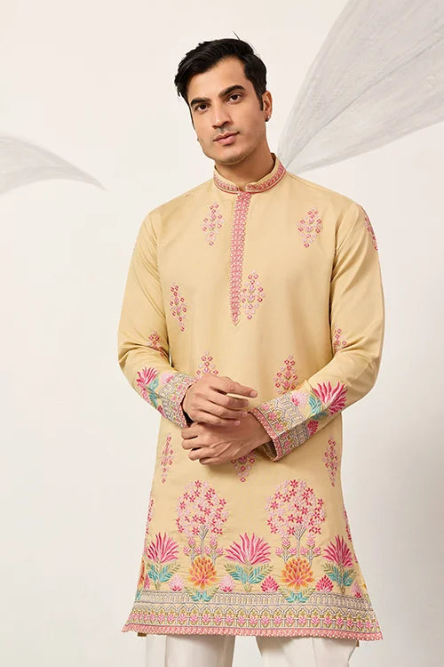 Groom Yellow Kurta for Haldi Ceremony Special for Mens Clothsvilla