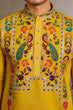 Load image into Gallery viewer, Haldi Special Yellow Embroidered Kurta for Men Clothsvilla