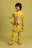 Haldi Yellow Koti Kurta Set for Kids Festival Wear Clothsvilla