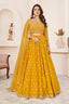 Haldi Special Yellow Color Sequins Embroidered Work Lehenga Choli Clothsvilla