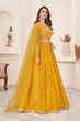 Load image into Gallery viewer, Haldi Special Yellow Color Sequins Embroidered Work Lehenga Choli Clothsvilla