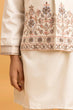 Load image into Gallery viewer, Premium White Mirror Work Koti Kurta Set for Boys Clothsvilla