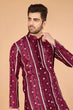Load image into Gallery viewer, Stylish Wedding Wear Heavy Embroidered Mens Kurta Clothsvilla