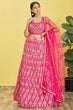 Load image into Gallery viewer, Hot Pink Designer Soft Net Lehenga Choli with Dupatta Clothsvilla