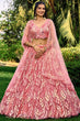 Load image into Gallery viewer, Hot Pink Designer Soft Net Thread With Multiple Sequins Work Lehenga Choli Clothsvilla