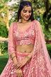 Load image into Gallery viewer, Hot Pink Designer Soft Net Thread With Multiple Sequins Work Lehenga Choli Clothsvilla