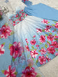 Load image into Gallery viewer, Sky Blue Floral Print Organza Silk Anarkali ClothsVilla