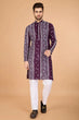 Load image into Gallery viewer, Purple Traditional Look Ethnic Wear Kurta for Men Clothsvilla