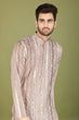 Load image into Gallery viewer, Viscose Rayon Ivery Color Heavy Embroidered Kurta for Men Clothsvilla