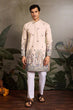 Load image into Gallery viewer, Beige Embroidered Work Beautiful Kurta for Men Clothsvilla