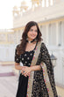 Load image into Gallery viewer, Faux Blooming Georgette Lehenga Choli Set with Heavy Sequins Embroidery ClothsVilla