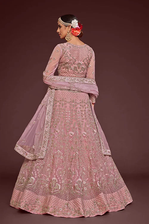 Latest Collection For Marriage Season Lehenga Choli Pearl Pink Colour Clothsvilla