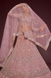 Load image into Gallery viewer, Latest Collection For Marriage Season Lehenga Choli Pearl Pink Colour Clothsvilla