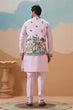 Load image into Gallery viewer, Vantara Design Luxury Lavender Mens Wear Koti Kurta Clothsvilla
