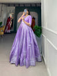 Load image into Gallery viewer, Enchanting Lavender Gown in Luxurious Jacquard Silk ClothsVilla