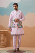 Load image into Gallery viewer, Vantara Design Luxury Lavender Mens Wear Koti Kurta Clothsvilla