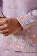 Load image into Gallery viewer, Trendy Lavender Wedding Celebration Beige Kurta Koti Pant Mens Clothsvilla
