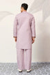 Load image into Gallery viewer, Royal Look Lavender V Neck Kurta Pant for Mens Wear Clothsvilla