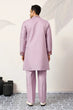 Load image into Gallery viewer, Lavender Kurta Pant Set for Traditional Mens Fashion Clothsvilla