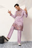 Lavender Kurta Pant Set for Traditional Mens Fashion Clothsvilla