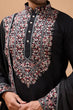 Load image into Gallery viewer, Luxury Wedding Look Black Kurta with Dupatta for Mens Wear Clothsvilla