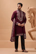 Load image into Gallery viewer, Latest Signature Maroon Kurta and Dupatta for Mens Wear Clothsvilla