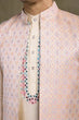 Load image into Gallery viewer, Traditional Beige Kurta Set with Koti Jacket Clothsvilla