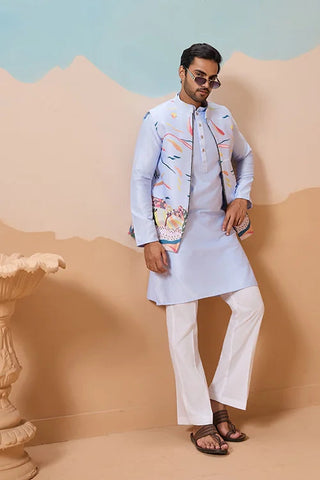 Sky Exclusive Wedding Wear Koti Kurta Pair with Mens Wear Clothsvilla